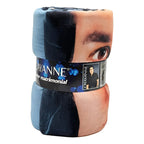 Frazada Matrimonial Providencia De Artistas Super Suave Chayanne Azul Oscuro