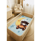 Cunero Baby Plus Leonora Para Bebe Térmico Y Super Suavecito Oso Y Luna Agua