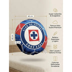 Almohada Providencia Equipos Balón De Cruz Azul Super Suave Azul