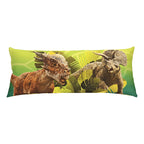 Almohada Providencia Super Jumbo Jurassic Roarrr Verde Musgo