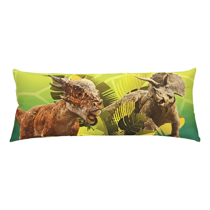 Almohada Providencia Super Jumbo Jurassic Roarrr Verde Musgo