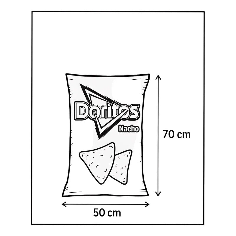 Almohada Providencia Doritos Grande Super Suave Y Esponjoso Terracota