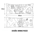 Almohada Providencia Super Jumbo Minnie Love Rosa Claro