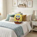 Almohada Providencia Abrazable De Bob Esponja Super Suave Amarillo