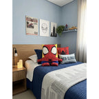 Almohada Providencia Decorativa Spider Man Super Esponjosa Rojo