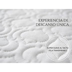 Cubre Colchón Protector King Size Acolchonado Termosellado Blanco Cubre Colchón Termosellado King