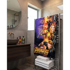 Toalla Providencia Avengers Alta Absorción 100% Algodón Violeta Avengers Infinity War