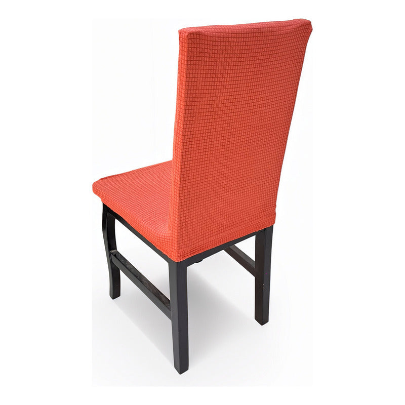 Cubre Sillas Stretch Premium Elástica Para Silla Ajustable Marrón Shedron