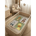 Cunero Baby Plus Leonora Para Bebe Térmico Y Super Suavecito Baby Zoo Cafe Marrón Claro