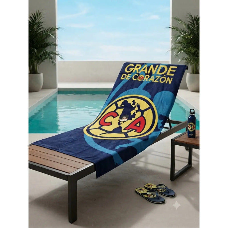 Toalla Providencia 100% Algodón Del América 74x147 Cm Amarillo America Grandes De Corazon