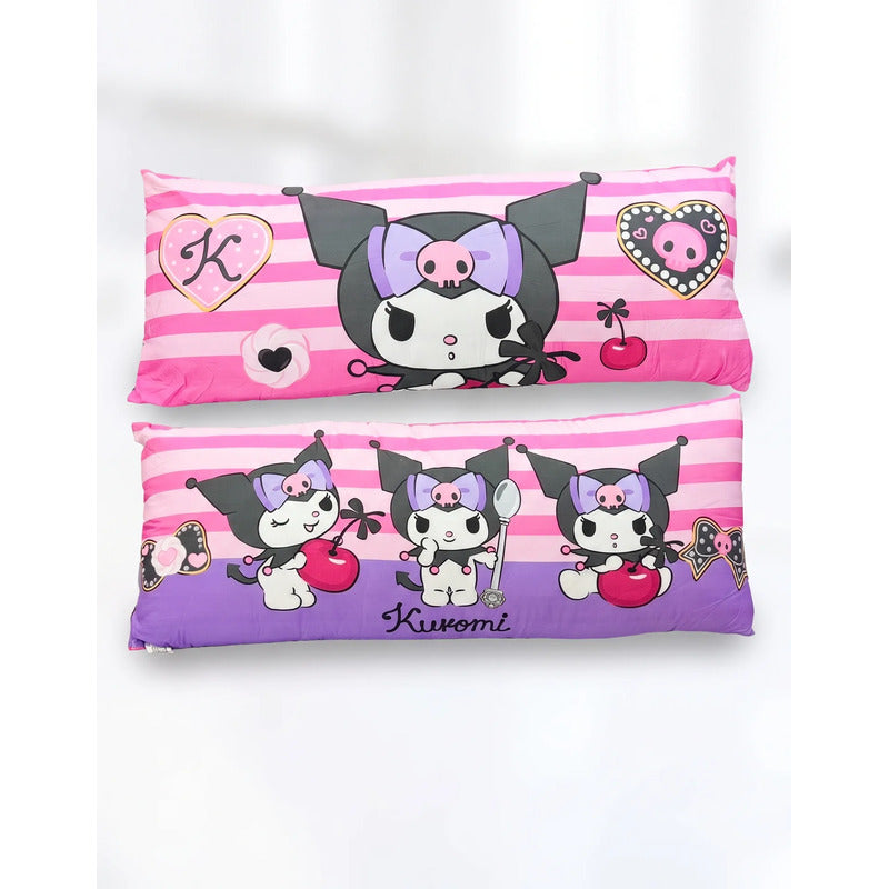 Almohada Providencia Super Jumbo Kuromi Rosa Rosa