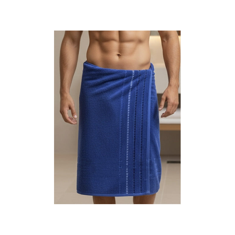 Toallas Baño Completo 100% Algodón Super Absorbente Azul Azul Rey