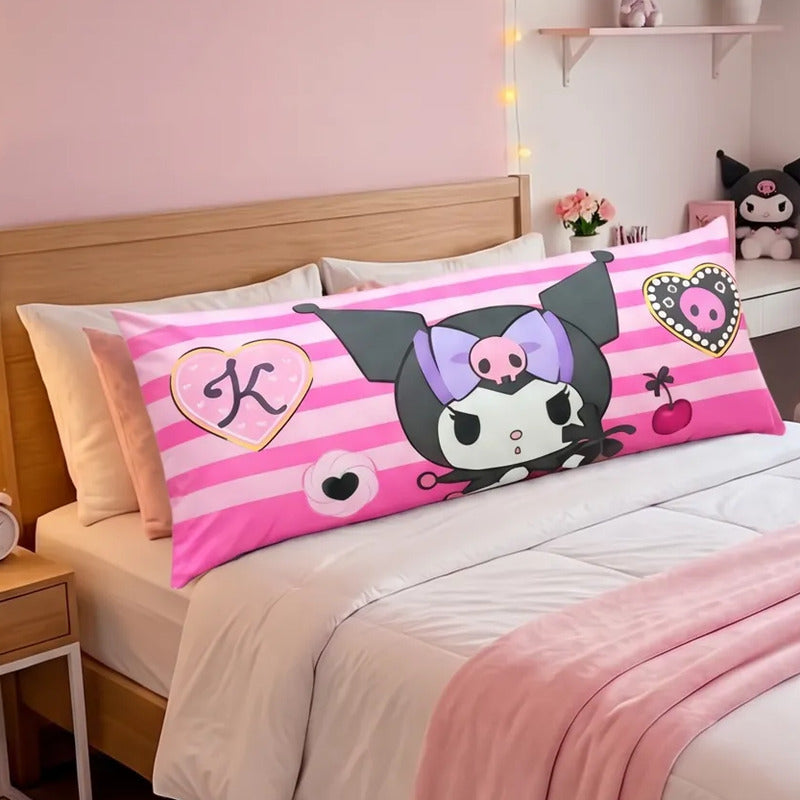 Almohada Providencia Super Jumbo Kuromi Rosa Rosa