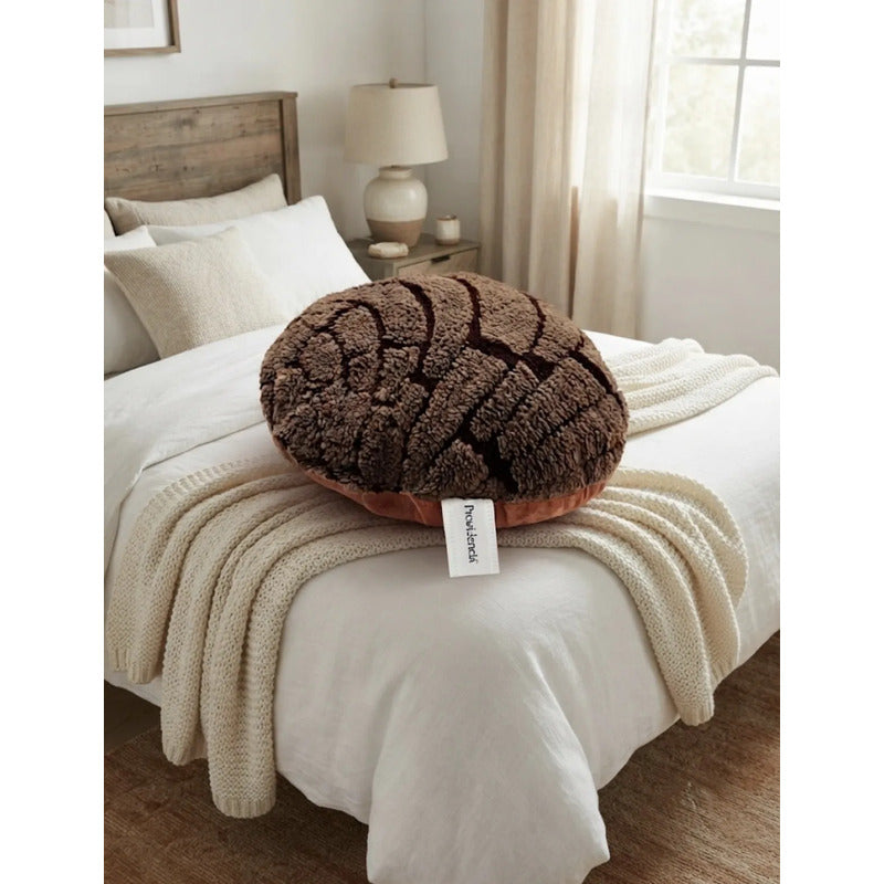 Almohada Providencia Jumbo Concha Chocolate Cafe Chocolate