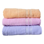 Toalla De Medio Baño 100% Algodón Super Absorbente Dreams Rosa Colección 1