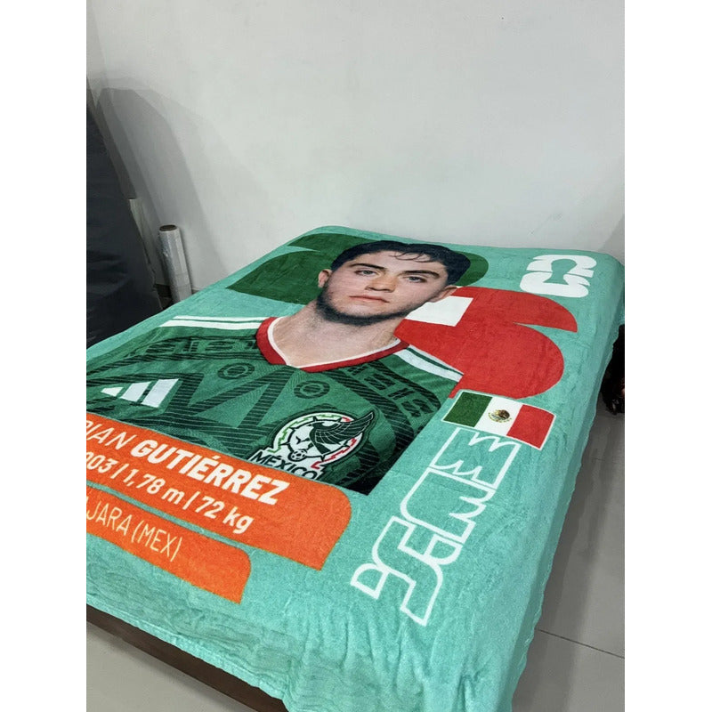 Frazada Providencia Matrimonial Panini Brian Gutiérrez Suave Brian Gutiérrez 680 G Verde Claro