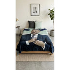Frazada Matrimonial Providencia Omar Gracia Harfuch Suave Omar Garcia Harfuch 700 G Turquesa