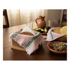 Docena Servilletas Artesanales 70x60 Cm Ideal Para El Hogar Blanco Servilletas Artesanales