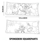 Almohada Providencia Súper Jumbo Bob Esponja Amigos Rosa Chicle