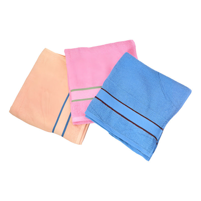 Toalla De Medio Baño Super Absorbente 100% Algodón Varsovia Rosa Coleccion 4