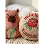 Pack Almohada Super Esponjosas Y Suaves Mazapán Y Capibara Beige