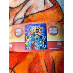Frazada Matrimonial Super Suave Y Calientita Goku Dragon Ball Fuego Violeta Oscuro