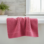 Tallas De Baño Completo 100% Algodón Super Absorbente Greta Rosa Colección 4