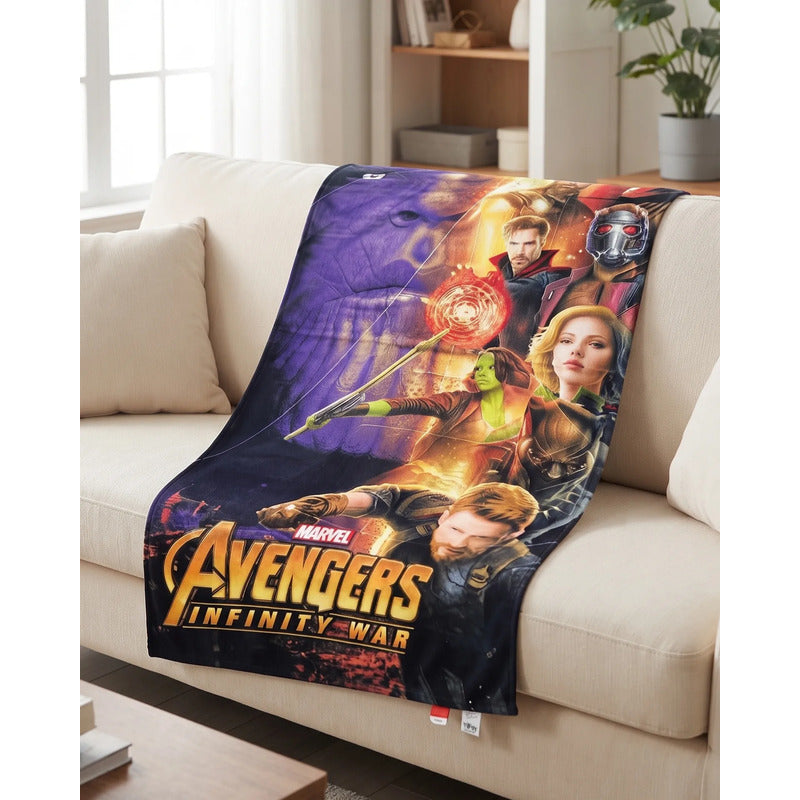 Toalla Providencia Avengers Alta Absorción 100% Algodón Violeta Avengers Infinity War