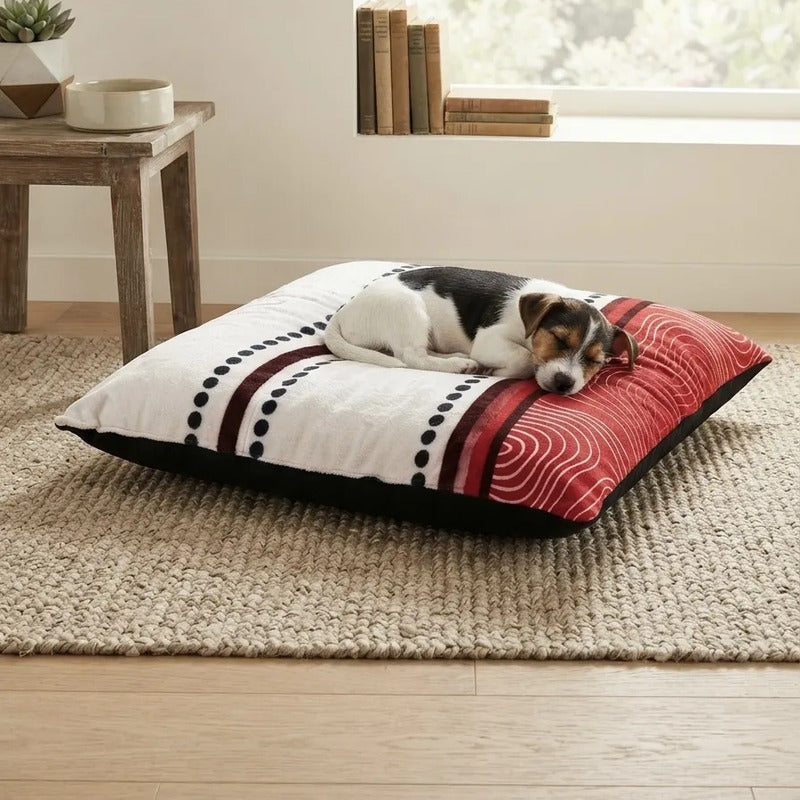Camas De Mascotas Para Perros Plus Esponjosas Y Suavecitas Azul Acero Gama 2 Colores Cálidos