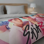 Almohada Saja Boys Y Demon Hunter Abrazable Jumbo 120x50cm Color Violeta
