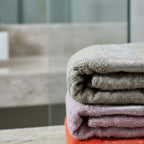 Tallas De Medio Baño 100% Algodón Super Absorbente Monarca Naranja Colección 4
