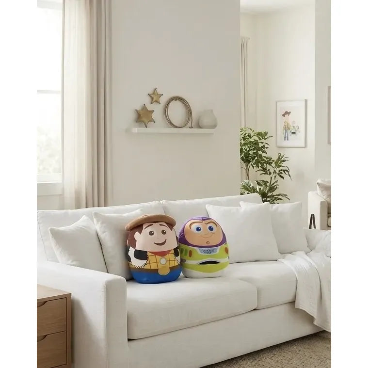 Almohada Providencia Abrazable Pack Buzz Lightyear Y Woody Verde Claro
