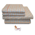 Juego Sabanas Matrimonial Amacener 100% Algodón Cajón Alto Gris Cuadro Espiral Gris