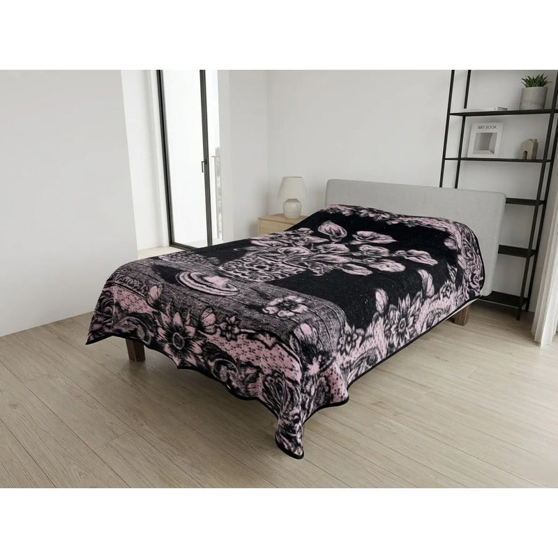 Cobija Matrimonial De Tilma Polar / Regenerado Económica Alcatraz 1.5 G Rosa