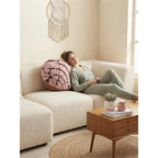 Almohada Providencia Jumbo Concha Rosa Fresa Rosa