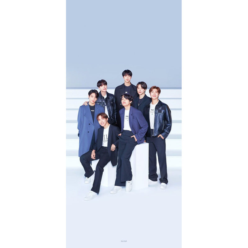 Frazada Matrimonial Ultrasuave De Kpop Army Super Calientita Bts Gris Oscuro