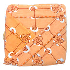 Juego De Sabanas Franela Mariol 100% Algodón Matrimonial Naranja Acapulco Naranja