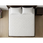 Cubre Colchón Protector King Size Acolchonado Termosellado Blanco Cubre Colchón Termosellado King