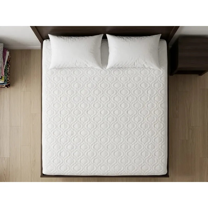 Cubre Colchón Protector King Size Acolchonado Termosellado Blanco Cubre Colchón Termosellado King