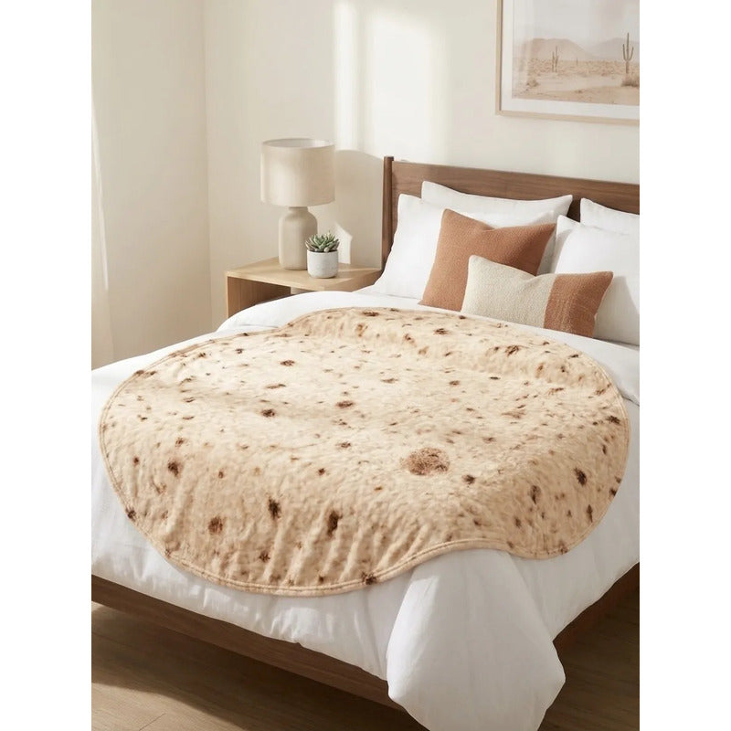 Frazada Matrimonial Providencia  De Tortilla Super Suave Frazada De Tortilla 700 G Nude