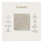 Frazada Leonora Matrimonial Extra-suave Grabado Hd Acogedora Raya En Cuadro Gris Gris