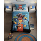 Frazada Matrimonial Providencia De Lego Batman Lego Batman 700 G Azul Marino