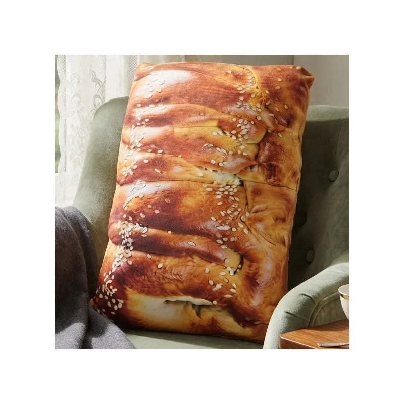 Almohada Decorativa Providencia Pan De Fiesta 75 X 45 Cm Naranja Claro