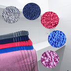 Toalla Baño Completo 100% Algodón Super Absorbente, Set-5pzs Rosa Chicle Lisa