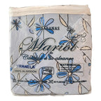 Juego De Sabanas Franela Mariol 100% Algodón Matrimonial Azul Claro