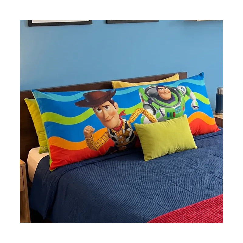 Almohada Providencia Super Jumbo Toy Story Aventuras Azul Acero