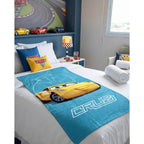 Toalla Providencia Cars 3 Suave Alta Absorción 100% Algodón Celeste Cars 3