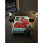 Frazada Providencia De Cr7 Panini Super Calientita Y Suave Cr7 Panini 700 G Turquesa