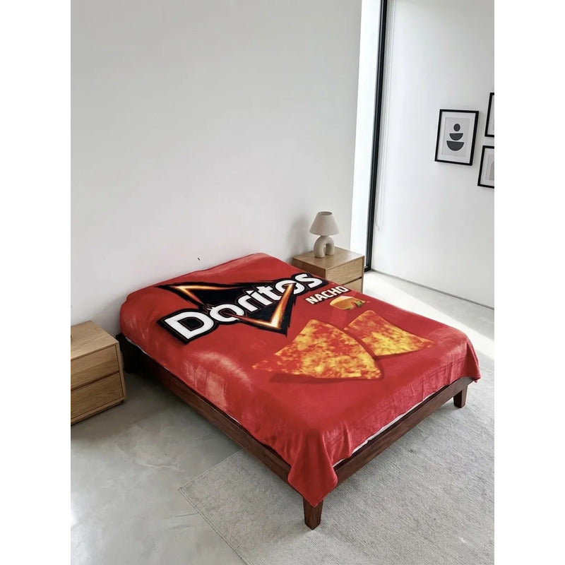 Frazada Matrimonial Providencia Frituras De Doritos Suave Doritos 700 G Rojo