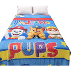 Frazada Providencia Disney Matrimonial Super Calientita Paw Patrol Pups Azul Acero